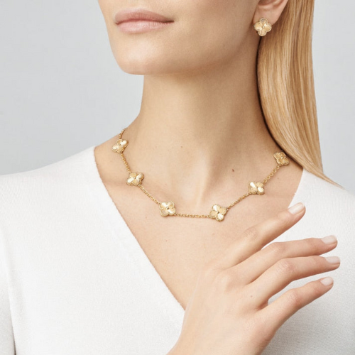 VINTAGE NECKLACE 10 MOTIFS GOLD