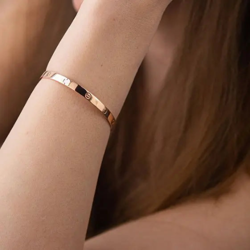 LOVE BRACELET 3.65MM PINK GOLD