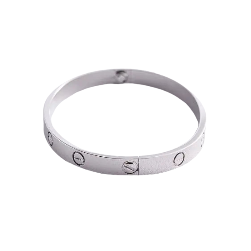 LOVE BRACELET 6.1MM WHITE GOLD