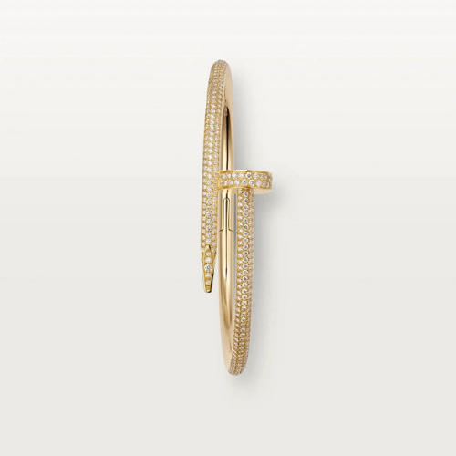 JUSTE BRACELET 3.5MM ALL DIAMONDS YELLOW GOLD