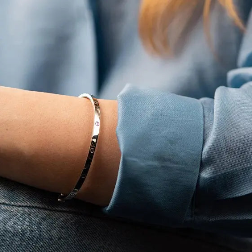 LOVE BRACELET 3.65MM WHITE GOLD