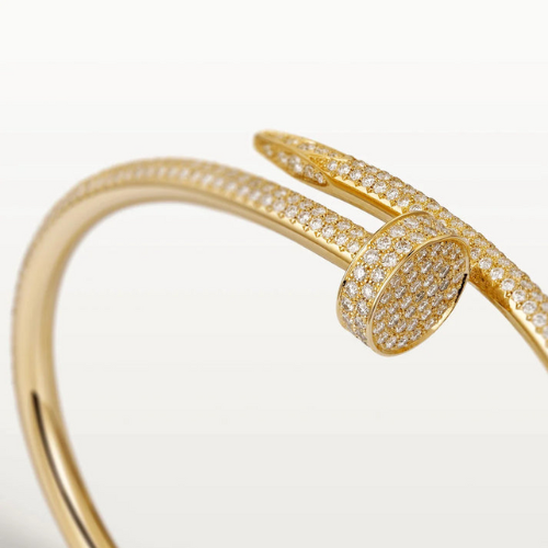 JUSTE BRACELET 3.5MM ALL DIAMONDS YELLOW GOLD
