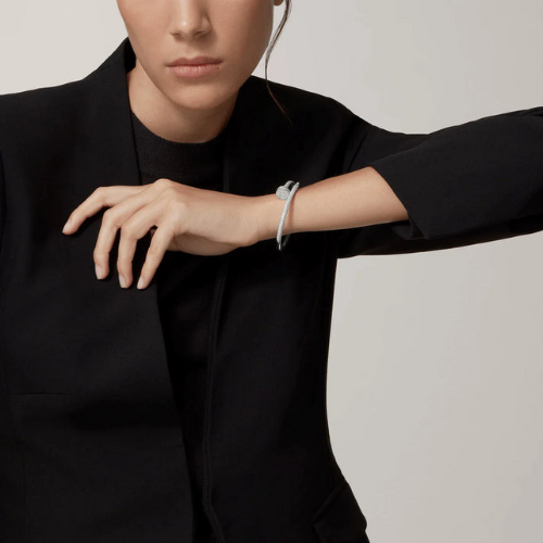 JUSTE BRACELET 3.5MM ALL DIAMONDS WHITE GOLD