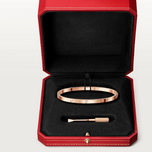 LOVE BRACELET 3.65MM PINK GOLD