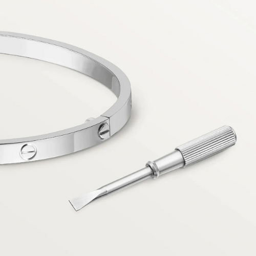 LOVE BRACELET 3.65MM WHITE GOLD