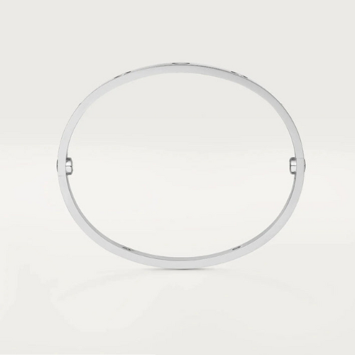 LOVE BRACELET 6.1MM 4 DIAMONDS WHITE GOLD