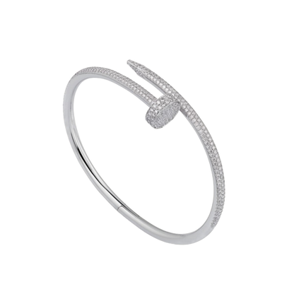 JUSTE BRACELET 3.5MM ALL DIAMONDS WHITE GOLD