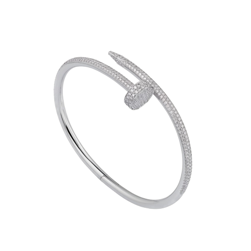 JUSTE BRACELET 3.5MM ALL DIAMONDS WHITE GOLD