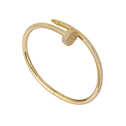 JUSTE BRACELET 3.5MM ALL DIAMONDS YELLOW GOLD
