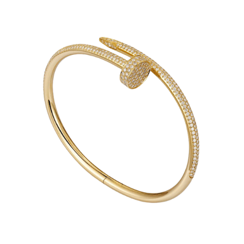 JUSTE BRACELET 3.5MM ALL DIAMONDS YELLOW GOLD