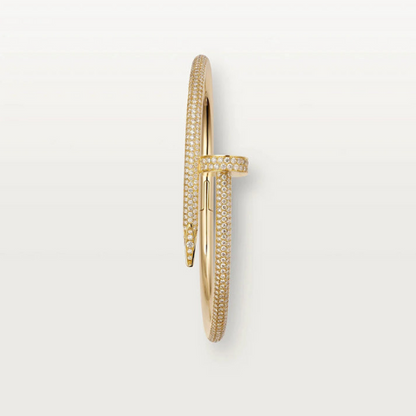 JUSTE BRACELET 3.5MM ALL DIAMONDS YELLOW GOLD