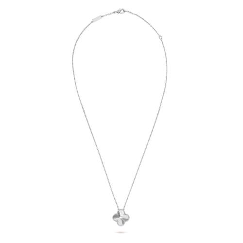 CLOVER NECKLACE SILVER