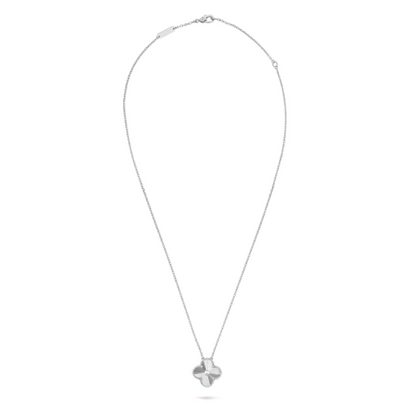 CLOVER NECKLACE SILVER