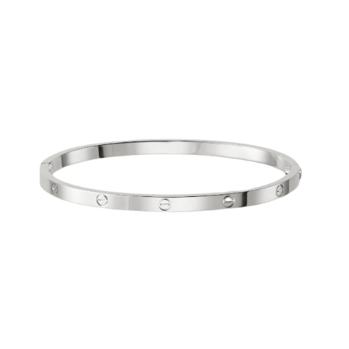 LOVE BRACELET 3.65MM WHITE GOLD