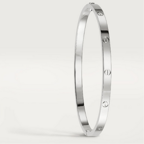LOVE BRACELET 3.65MM WHITE GOLD