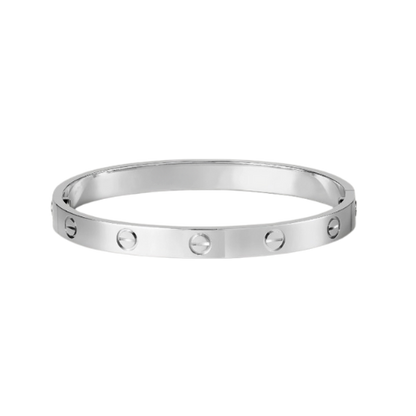 LOVE BRACELET 6.1MM WHITE GOLD