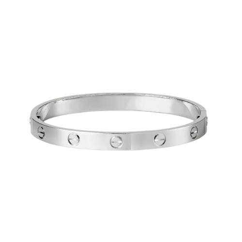 LOVE BRACELET 6.1MM WHITE GOLD
